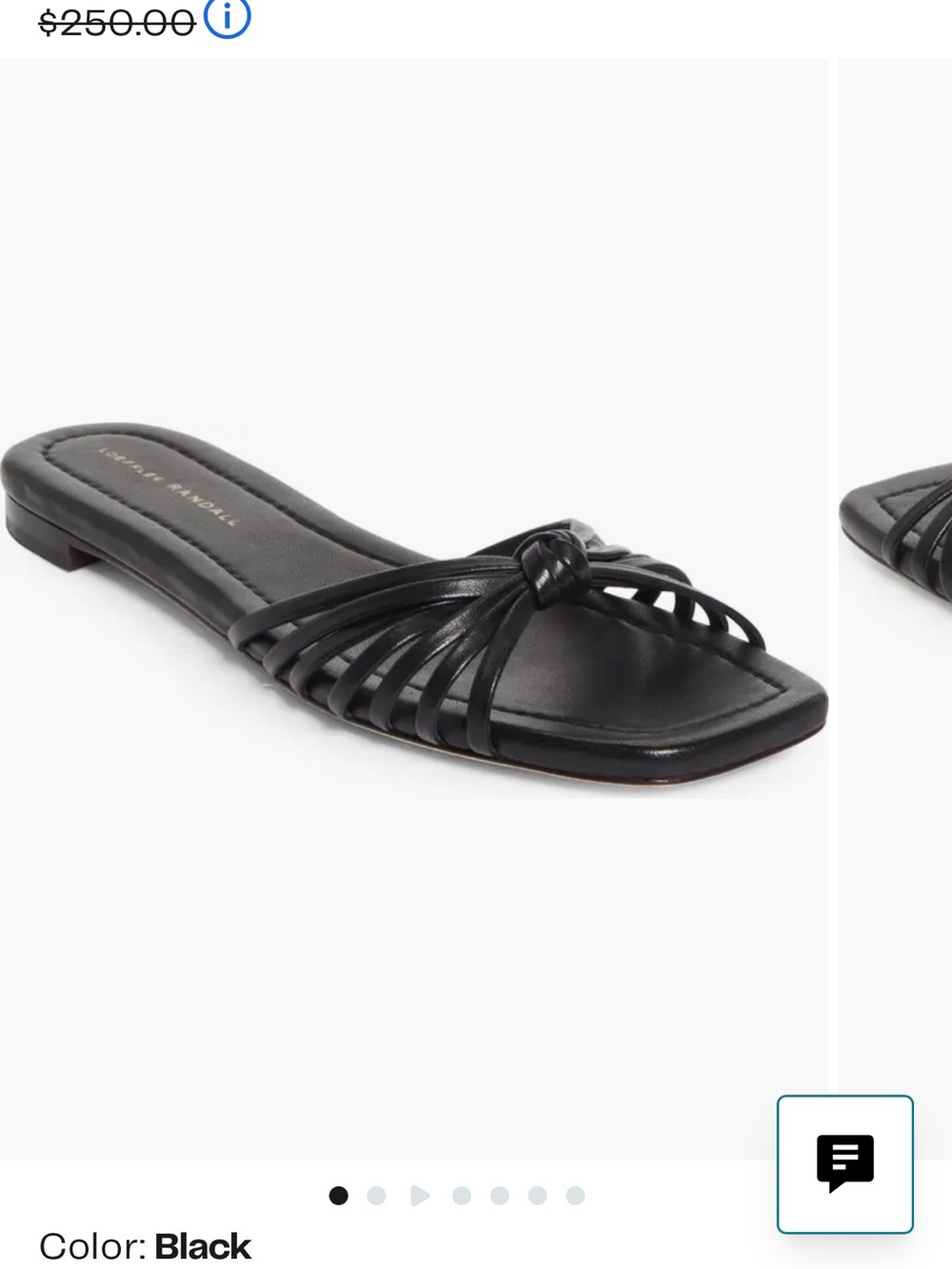 Loeffler Randall 🐦‍⬛ Black Slides